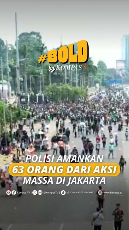 Polda Metro Jaya Memeriksa 63 Orang Terkait Aksi Unjuk Rasa