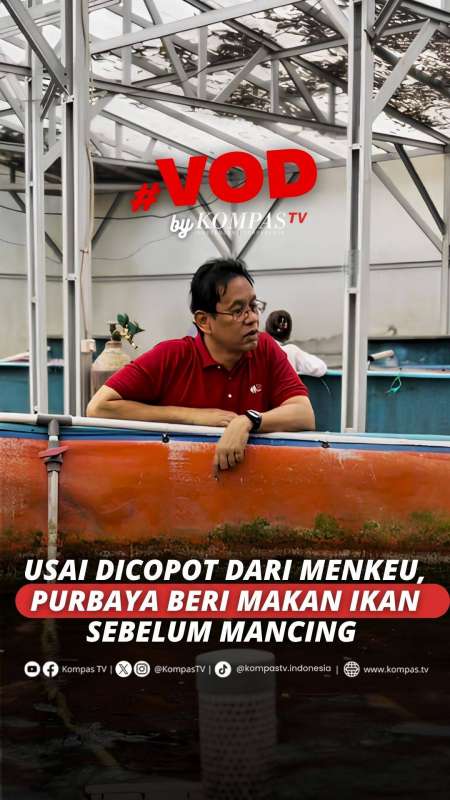 Usai Dicopot Dari Menkeu, Purbaya Bagikan Momen Beri Makan Ikan Sebelum Mancing