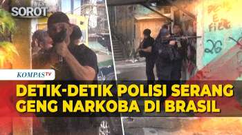 Bak Perang! Detik-Detik Polisi-Tentara Serang Geng Narkoba Di Rio De Janeiro, 64 Orang Tewas