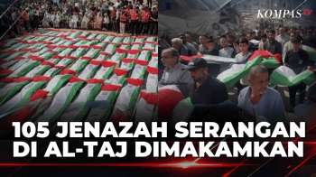 Haru! Momen Pemakaman Massal 105 Jenazah Korban Serangan Al-Taj Gaza| SAPA PAGI