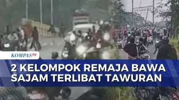 2 Kelompok Pemuda Tawuran Di Jaktim, Aksi Saling Serang Pakai Sajam Resahkan Warga | KOMPAS PETANG