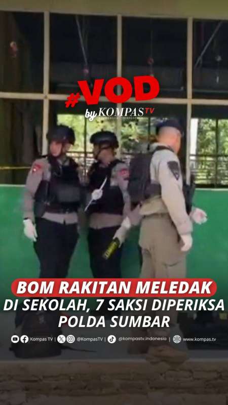 BOM RAKITAN MELEDAK DI SEKOLAH, 7 SAKSI DIPERIKSA POLDA SUMATERA BARAT