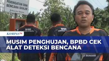 Hadapi Musim Hujan, BPBD Madiun Cek Alat Peringatan Dini Banjir Dan Longsor Di 11 Titik
