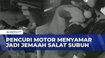 Pencuri Menyamar Jadi Jemaah Salat Subuh, Motor Warga Raib di Area Masjid Surabaya