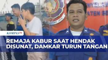 Remaja Kabur Ketakutan Saat Mau Sunat, Petugas Damkar Bekasi Datang Merayu