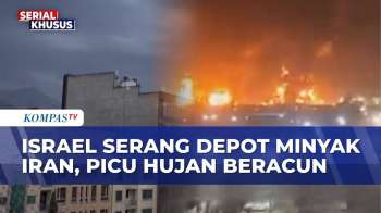 Israel Serang 3 Depot Minyak Iran, Picu Hujan Beracun yang Bahayakan Warga