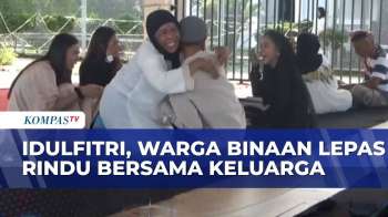 Momen Haru Saat Lebaran Di Lapas Kendari, Warga Binaan Bertemu Keluarga Lepas Rindu | BERUT
