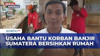 Tim Pengendali Karhutla Turut Bantu Bersihkan Lumpur Usai Banjir Bandang Terjang Aceh, Sumut, Sumbar