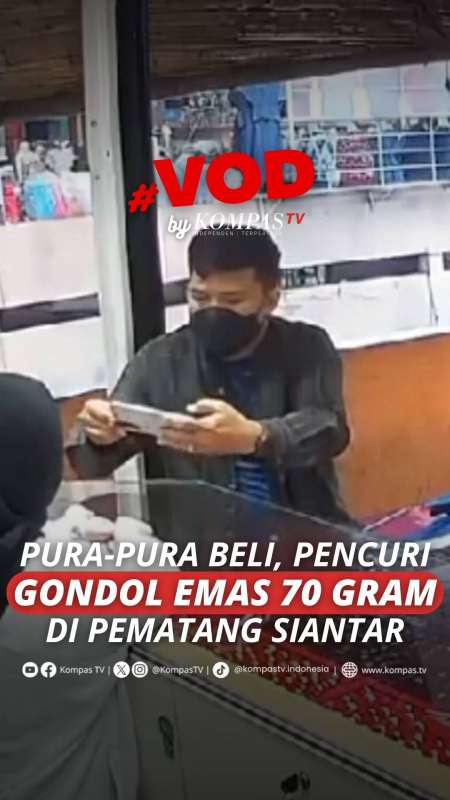 Pura-pura Beli, Pencuri Gondol Emas 70 Gram di Pematang Siantar