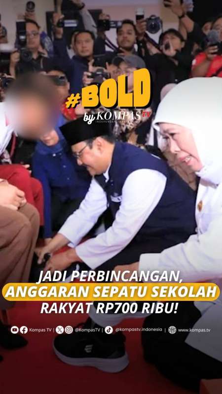 JADI PERBINCANGAN, ANGGARAN SEPATU SEKOLAH RAKYAT RP700 RIBU
