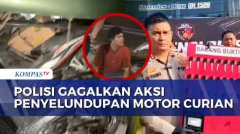 Detik-Detik Polisi Gagalkan Penyelundupan Puluhan Motor Curian di Dalam Bus Antarkota!