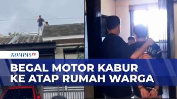 Panik! Dikejar Warga, Begal Motor Kabur Ke Atap Rumah | SAPA MALAM