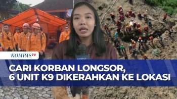 Petugas Kerahkan 6 Unit K9 Perkuat Operasi SAR Longsor Di Banjarnegara