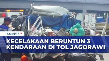 Kecelakaan Beruntun Di Tol Jagorawi, Pengemudi Mobil Terluka | SAPA PAGI