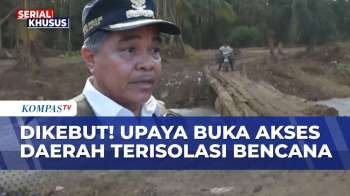 Akses Daerah Terisolasi Di Agam Terbuka, Jalan Darurat Dari Gelondongan Kayu | KOMPAS SIANG