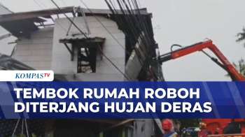 Tembok Lantai Dua Rumah Warga Di Koja Roboh Diterjang Hujan Dan Angin Kencang | SAPA MALAM