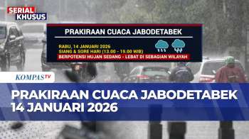Sedia Payung Sebelum Hujan, Berikut Ini Prakiraan Cuaca Di Jabodetabek 14 Januari 2026!