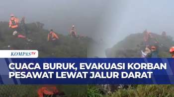 Terkendala Cuaca Buruk, Tim SAR Lanjutkan Evakuasi Korban Pesawat ATR 42-500 Lewat Jalur Darat