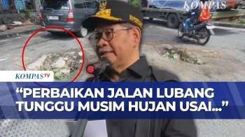 Pemprov DKI Tambal Jalan Berlubang, Perbaikan Permanen Tunggu Musim Hujan Usai | SAPA MALAM