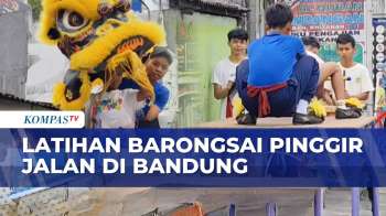 Anak-Anak Bandung Berlatih Barongsai Jelang Imlek, Antusias Walau Tempat Terbatas