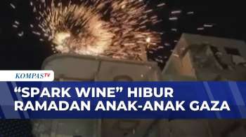 Ramadan Di Tengah Reruntuhan, Atraksi Spark Wine Hibur Anak-Anak Di Gaza