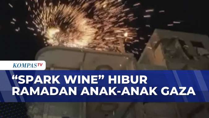 Ramadan di Tengah Reruntuhan, Atraksi Spark Wine Hibur Anak-Anak di Gaza