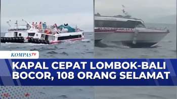 Kapal Cepat Angkut Wisatawan Alami Kebocoran, 108 Penumpang Dievakuasi | JURNAL NUSANTARA