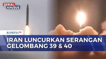 Detik-Detik Iran Luncurkan Rudal Balistik Berat Dalam Serangan Gelombang 39 Dan 40 | KOMPAS PETANG