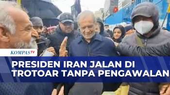 Momen Presiden Iran Jalan Temui Warga Tanpa Pengawalan Ketat | KOMPAS PETANG