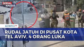 Rudal Iran Hantam Jalan Di Tel Aviv, 4 Orang Terluka | KOMPAS PETANG