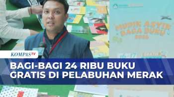 Kemendikdasmen Sediakan Ruang Baca Di Pelabuhan Merak, Bagikan 24 Ribu Buku Gratis | KOMPAS SIANG