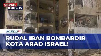 Hancur Lebur! Rudal Iran Hantam Tiga Bangunan Di Arad Israel, 75 Orang Terluka | KOMPAS SIANG