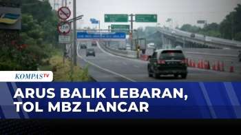 Arus Balik Lebaran Di Tol MBZ Lancar, Kendaraan Ke Jakarta Capai 8.623 Unit