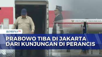 Presiden Prabowo Tiba Di Jakarta Usai Bertemu Macron Dan Putin | KOMPAS PETANG