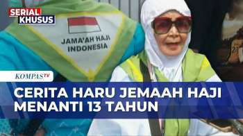 Tangis Bahagia Jemaah Haji Kloter 3 Di Asrama Haji Pondok Gede Jelang Terbang Ke Tanah Suci | JMP