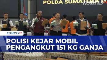 Mobil Pengangkut 151 Kg Ganja Dikejar Polisi, Tembakan Peringatan Dilepaskan | KOMPAS PETANG