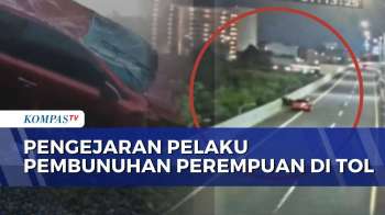 Detik-Detik Polisi Kejar Pelaku Pembunuhan Perempuan di Tol BORR Bogor | BERUT