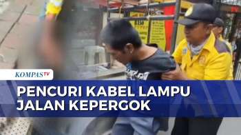 Pencuri Kabel PJU Tertangkap Basah saat Beraksi di Jatinegara Jakarta Timur | BORGOL