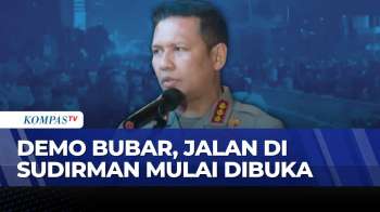Keterangan Polisi Demo Mahasiswa di Jalan MH Thamrin Jakarta Berakhir, Massa Bubarkan Diri