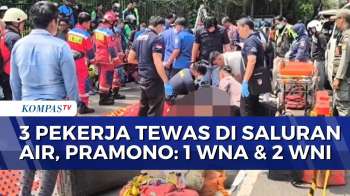 Gubernur DKI Jakarta soal Insiden 3 Pekerja Tewas Disaluran Air: 1 WNA & 2 WNI | SAPA MALAM
