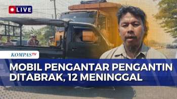 Polisi Gelar Olah TKP Kecelakaan Maut Mobil Rombongan Pengantin Di Indramayu | KOMPAS SIANG