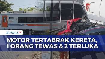 Motor Tertabrak Kereta Barang di Semarang, Siswa Meninggal saat Diantar Ayah ke Sekolah