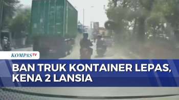 Ban Truk Kontainer Lepas Timpa Pasutri Lansia, Bus Jurusan Malang-Denpasar Tabrak Rumah di Bali