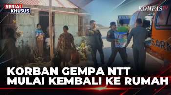 Warga Terdampak Gempa NTT Mulai Kembali ke Rumah, Basarnas Salurkan Bantuan Pakai Helikopter