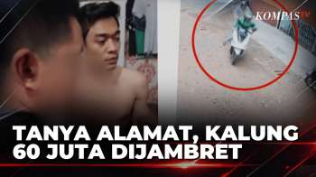 Jambret Kalung Emas Rp60 Juta di Jambi Pura-Pura Tanya Alamat Ditangkap Polisi | KOMPAS PAGI