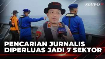Operasi SAR Pencarian 5 Jurnalis dan 3 ABK yang Hilang Kontak Diperluas Jadi 7 Sektor