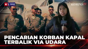 Pencarian Via Udara Menggunakan Pesawat CN235 TNI AL | KOMPAS SIANG