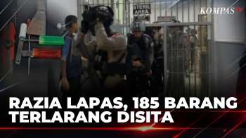 Razia Lapas Di Depok, Tim Gabungan Sita 185 Barang Terlarang | KOMPAS PETANG