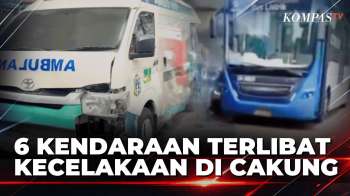 Kecelakaan Beruntun Di Cakung Libatkan Mobil Pemadam, Ambulans Dan TransJakarta | KOMPAS PETANG