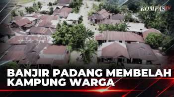 Penampakan Udara Banjir Padang, Sungai Baru Membelah Kampung Lapau Munggu | SAPA MALAM